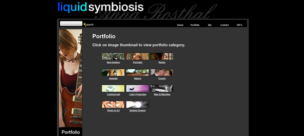 Liquid Symbiosis Portfolio Page